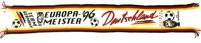 Deutschland EM 96 Europameister 1996 Fanschal Schal Fussball scarf #096 - Bild 1 von 4