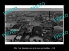 Old Large Historic Photo Of Flin Flon Manitoba The Town & Buildings C1930