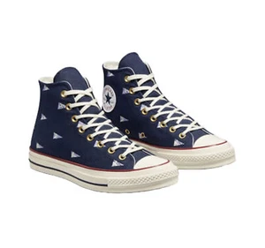 Converse Chuck 70 Sneakers Sz 9 High Nautical Flag Navy Blue Men Unisex A04965C - Picture 1 of 10