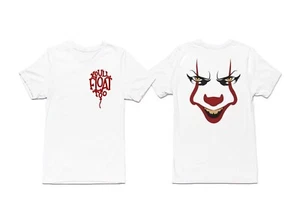 You'll Float Too Camisa IT Cita de Película Camiseta Halloween Cara Niños Adultos Unisex - Imagen 1 de 7