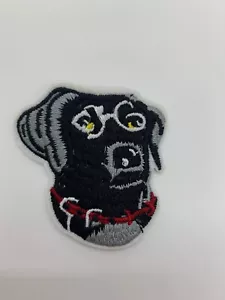Iron on Black Labrador Dog Breed Applique Patch - Picture 1 of 1