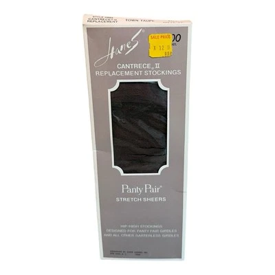Medias de repuesto Hanes Cantrce par de bragas elásticas transparentes ciudad topo altas Foto 1 de 2