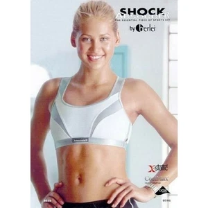 Neu ohne Etikett Shock Absorber weiß Medium Support verstellbar BH-Top Damengröße 36C - Bild 1 von 5