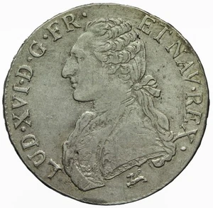 Frankreich Ecu 1785 R Louis XVI Orleans postfrisch KM. 564.14 - Bild 1 von 5