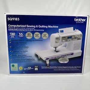 Brother Sewing Machine SQ9185 Computerized Sewing/Quilting Machine - Picture 1 of 11