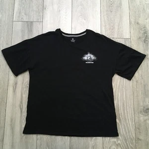 Volcom Shirt Womens Medium Black Cotton Double Side Graphic Print - Picture 1 of 9
