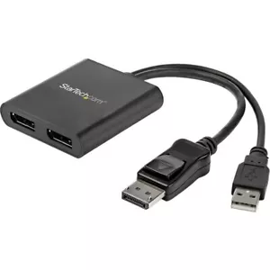 StarTech MSTDP122DP 2-Port Multi Monitor Adapter, DisplayPort 1.2 MST Hub, Dual - Picture 1 of 1