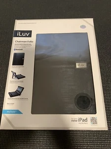 iLuv Chairman Folio Cover For iPad/iPad 2 Black w/Magnetic Closure New - Picture 1 of 2