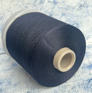 100% Silk Yarn - Lace Italian Yarn Color Black, per 100g (3.52oz) - Picture 1 of 4
