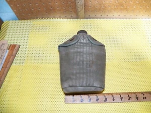 Mensa militare esercito alluminio vintage con coperchio - Foto 1 di 6
