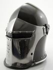 Halloween Medieval Black Barbute Armour Roman/knight helmets With Free Shipping