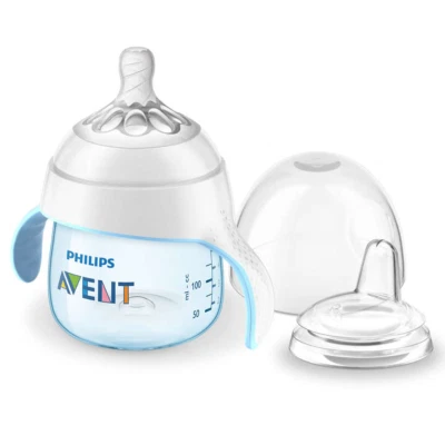 Philips Avent My Natural Trainer Sippy Cup 5 oz SCF262/01 - Azul Foto 1 de 3