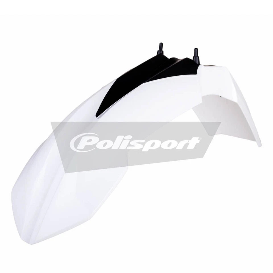 Guardabarros delantero Polisport blanco para KTM 65 SX 2012-2015 Foto 1 de 1