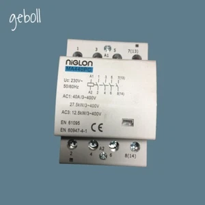NUOVO NIGLON MA440PC CONTATTORE NIGLON 40 AMP CONTATTORE 4P 4NO 40A MA440PC - Foto 1 di 6