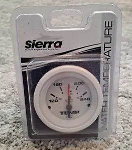 2" Sierra Marine Gauge-Water Temp 120°- 240° F 68376P, 12 Volt, White - Picture 1 of 6