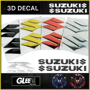 2 Piezas S Suzuki Motocicleta 3D Pegatina Suzuki S 3D Tanque Calcomanía Emblema 5x4.5CM - Imagen 1 de 9