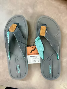Norty Grey Flip Flops - New - Foto 1 di 2
