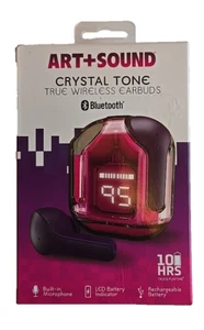 Auriculares inalámbricos verdaderos Art & Sound tono cristalino Bluetooth 10 horas nuevos - Imagen 1 de 6