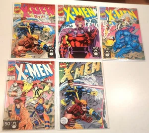 X-MEN 1991 #1 NM 5 ISSUE Connecting Cover Set & Special Edition Gatefold Cover - Bild 1 von 2