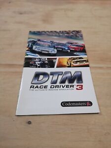 DTM Race Driver 3 - PS2 Playstation 2 manuel de jeu livret d'occasion