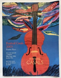 Programm Festival Casals 2003 Pablo Casals San Juan Puerto Rico - Bild 1 von 6