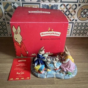 Royal Doulton Bunnykins Bathtime Ornament No 100 mit Zertifikat - Bild 1 von 18