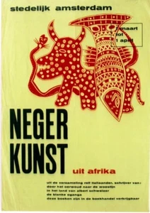 Original vintage poster NEGER KUNST AFRICAN ART AMSTERDAM 1957 - Picture 1 of 1