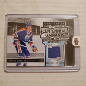 2017-18 UD Upper Deck Artifacts Wayne Gretzky Centennial Remnants Jersey Oilers - Bild 1 von 3