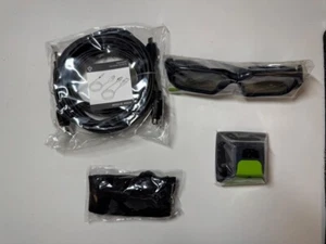 Nvidia Vision 3D Kit (Glasses & Emitter) New Without Box - Zdjęcie 1 z 5