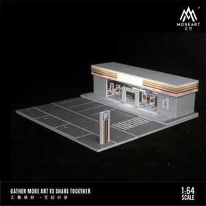 MoreArt 1:64 7-11 MODELLO SCENA Diorama - Foto 1 di 1