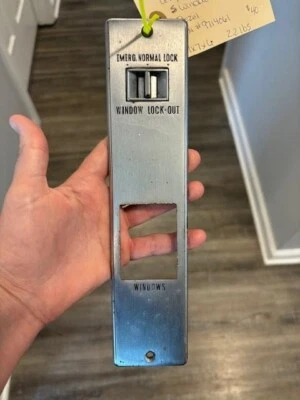 1968 Cadillac Deville LEFT Side Power Window Lock Switch Bezel PN#9714061 - Image 1 of 4