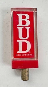 Vintage BUD King of Beers Tap Handle 6" Tall - Picture 1 of 5