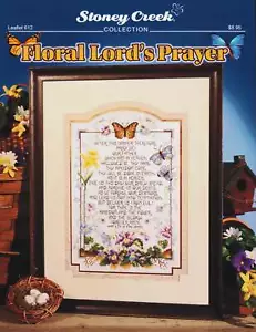 Floral Lord's Prayer LFT612 by Stoney Creek cross stitch pattern - Picture 1 of 1