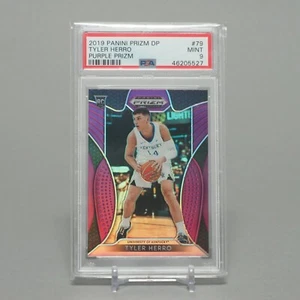 2019 Panini Prizm Draft Picks Tyler Herro Purple Prizm PSA 9 - Bild 1 von 4