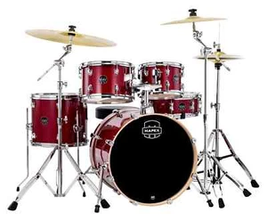Komplettes 5-teiliges Mapex Venus Anfänger-Schlagzeug in Crimson Red Sparkle - Bild 1 von 1