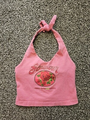 Y2k Girls Mary Kate and Ashley Halter Top sz 4/5 - Image 1 of 3