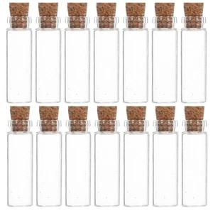  100 Pcs Mini Glass Bottle Drift Wishing Drifting Bottles with Lids - Picture 1 of 12