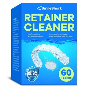 Smile Shark Zahnersatz Retainer Night Guard Reiniger 60 Tabletten - Bild 1 von 3