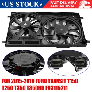 Engine Radiator Cooling Fan Assembly For 2015-2019 Ford Transit T150/ T250/ T350 - Bild 1 von 12
