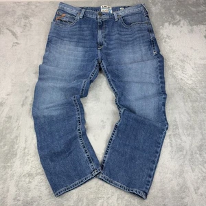 ARIAT M2 Traditional Relaxed Boot Cut Denim Jeans 40x32 Stretch Grunge Workwear - Picture 1 of 11