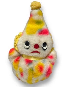 Vintage Douglas Clown Musical Wind Up Toy Plush Cuddle Toys Working 8” - Picture 1 of 12