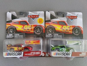 Disney Pixar Cars NASCAR Edition Chase Racelott #9 + Lightning ⚡ McQueen #95 - Picture 1 of 9