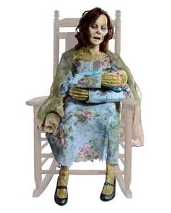 Zombie Mama & Baby Halloween Animatronic mit Sound - Bild 1 von 4