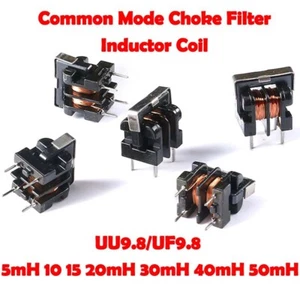 Common Mode Choke Filter Inductor Coil UU9.8/UF9.8 5mH 10 15 20mH 30mH 40mH 50mH - Picture 1 of 6