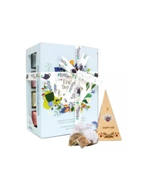 ETS-Teegeschenk mit Schleife "Wellness Tee Kollektion", BIO, 12 Pyramiden-Beutel - Bild 1 von 4