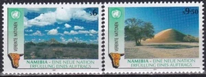 Naciones Unidas Viena 1991 Yvert 122/23 Namibia MNH VF - Imagen 1 de 1