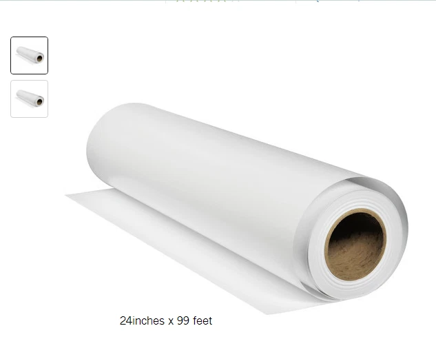 Rollo de papel de inyección de tinta fotográfica premium autoadhesivo para Canon, HP, Epson, más Foto 1 de 1