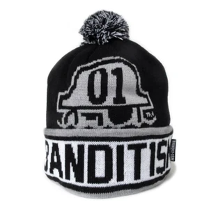  BANDIT-1$M POM BEANIE  - 123KLAN -  HEADWEAR / POM BEANIE (NEW) FREE SHIPPING - Picture 1 of 3