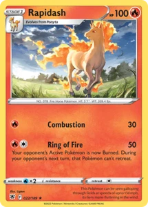 4x Rapidash 022/189 - Astral Radiance - Non Holo - Pokemon TCG NM - Picture 1 of 1