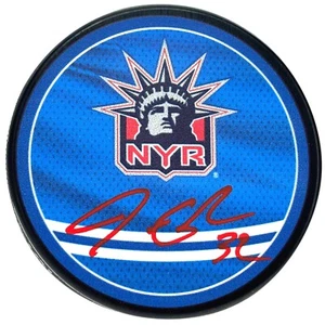 Jonathan Quick Autographed New York Rangers Reverse Retro Puck Signed COA PSA - Picture 1 of 3